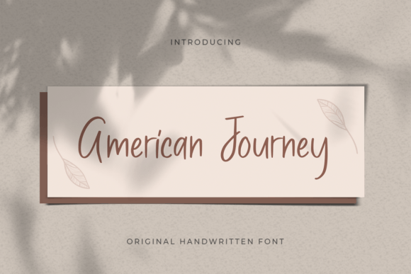 American Journey Font for Modern Web Design