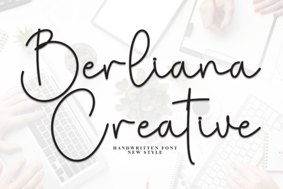 Berliana Creative Font for Editorial Design