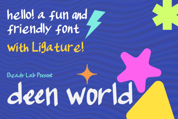 Deen World Font: A Handwritten Typeface for Branding