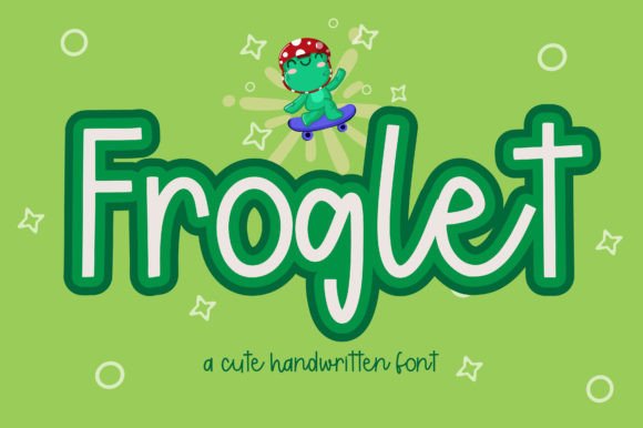 Froglet: A Sweet Handwritten Font for Crafters
