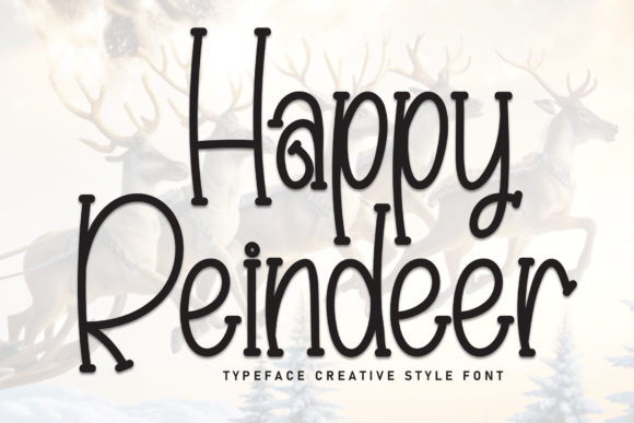 Happy Reindeer: A Handwritten Font for Marketers