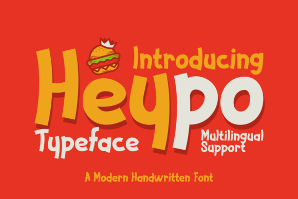 Heypo: A Friendly Handwritten Font for Crafters