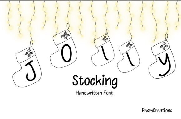 Jolly Stocking Font for Editorial Design