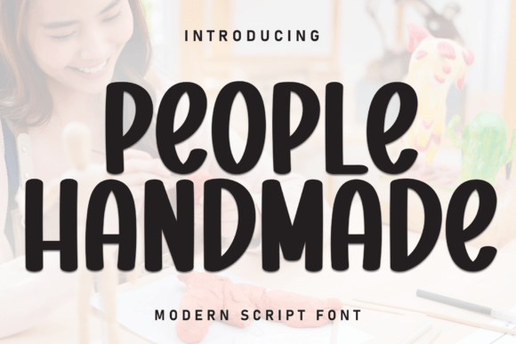 People Handmade: A Warm Script Font for Web Design