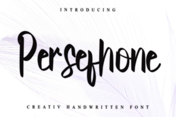 Persefhone: A Warm Handwritten Font for Digital Design