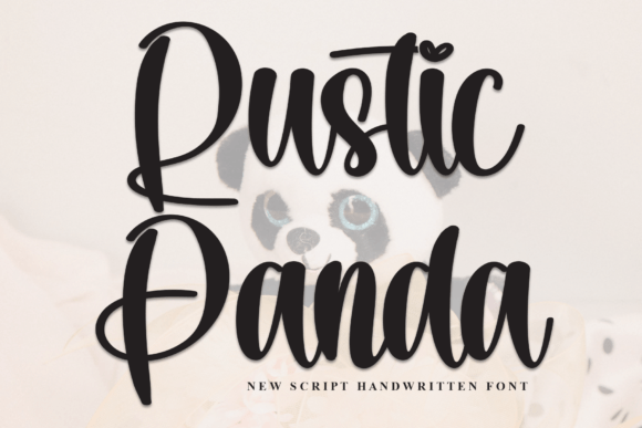 Rustic Panda: A Friendly Handwritten Typeface for Brands