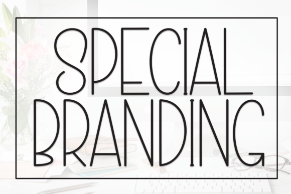 Special Branding Font for Modern Web Design