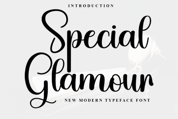 Special Glamour Font for Crafters