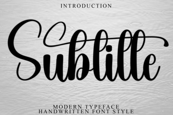 Subtitle Font: Elevating Web Design with Elegant Script