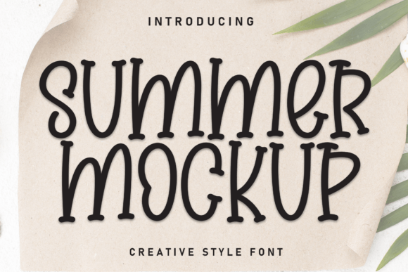 Summer Mockup: A Handwritten Font for Modern Web Design