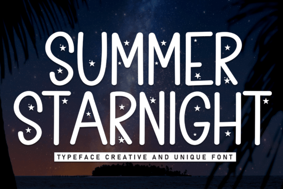 Summer Starnight: A Handwritten Font for Editorial Design