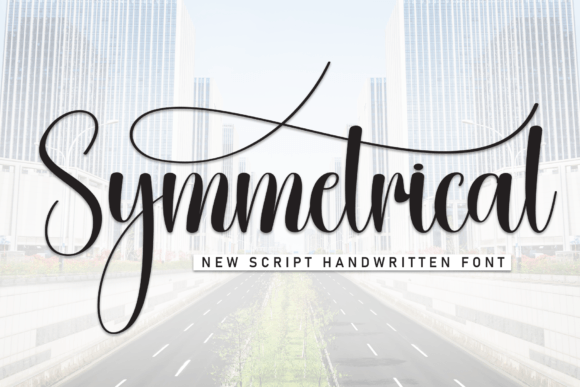 Symmetrical: A Handwritten Font for Clear Campaigns