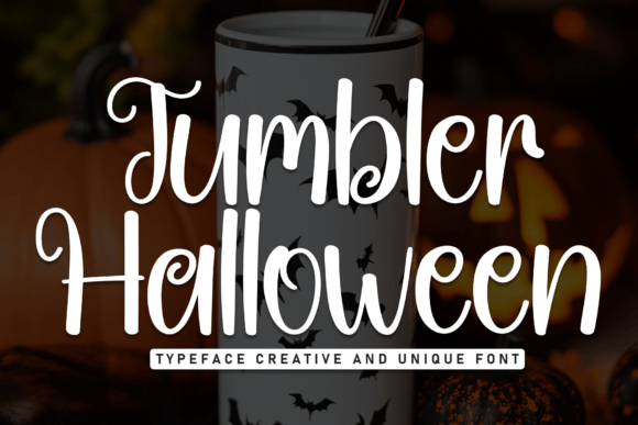 Tumbler Halloween Font for Brand Identity